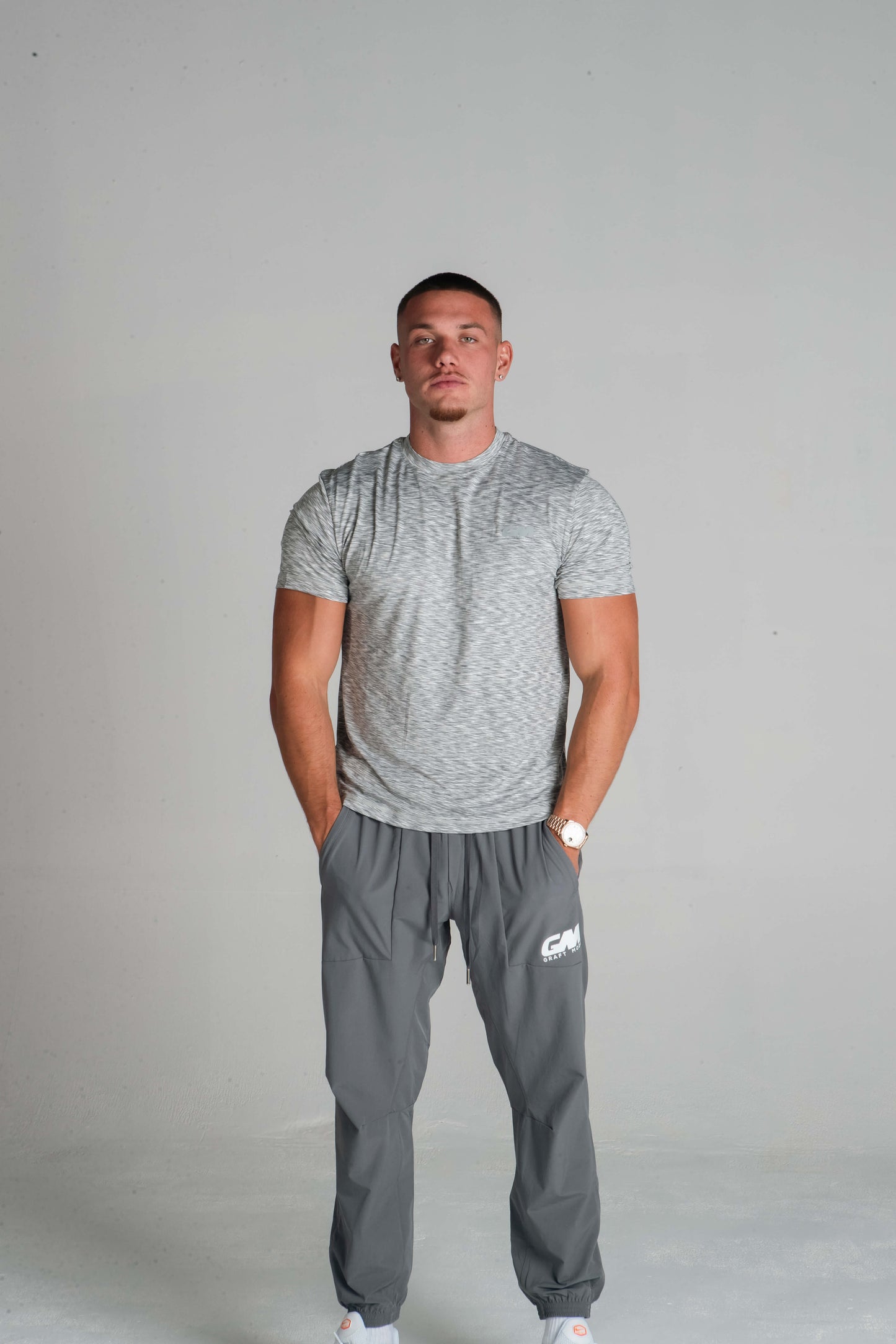 Graft Mode Tech Reflective Grey T shirt