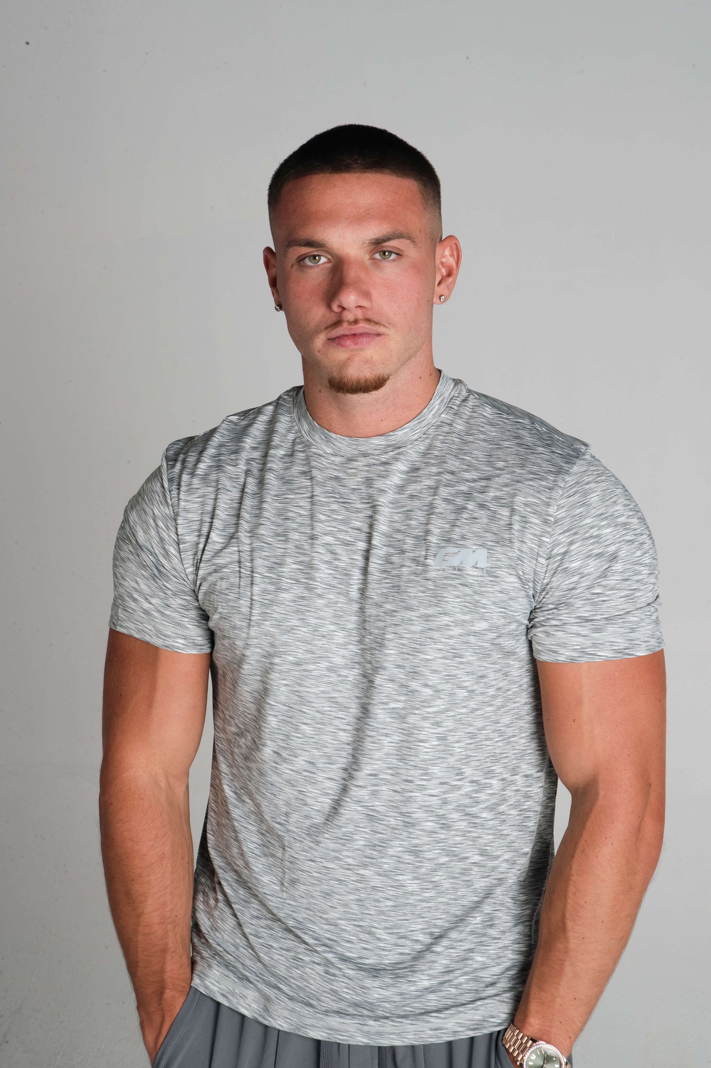 Graft Mode Tech Reflective Grey T shirt