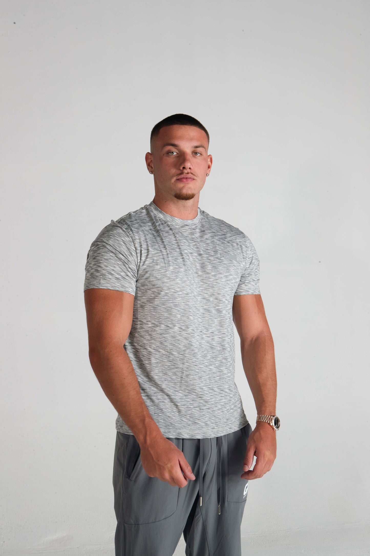Graft Mode Tech Reflective Grey T shirt
