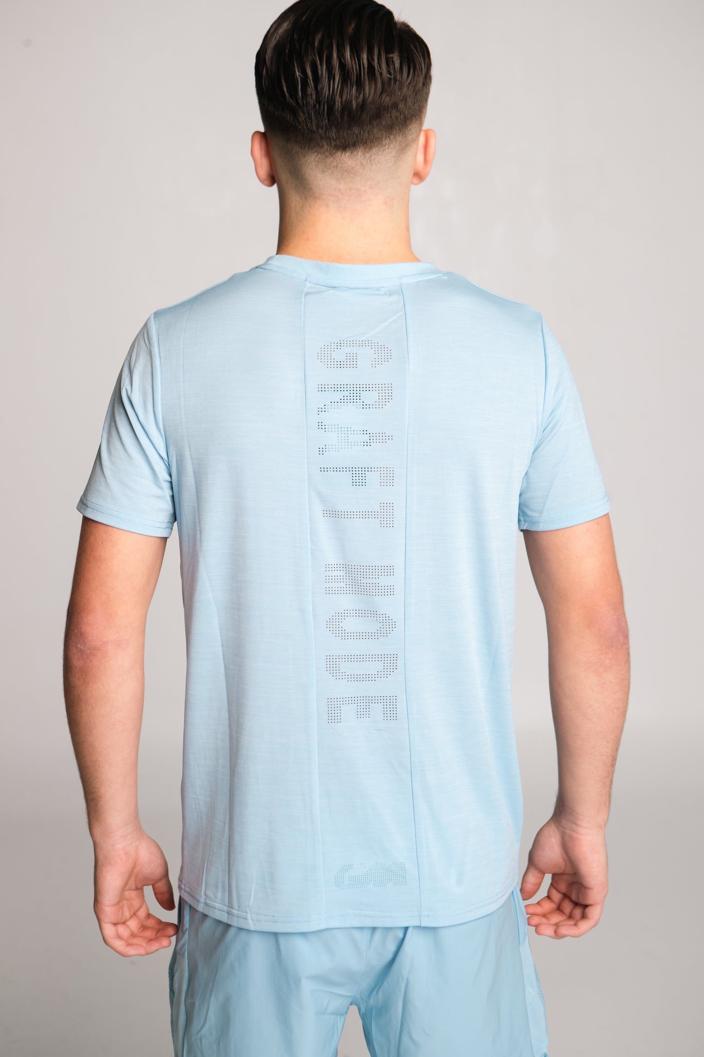 Graft Mode Game Playing T Shirt Baby Blue