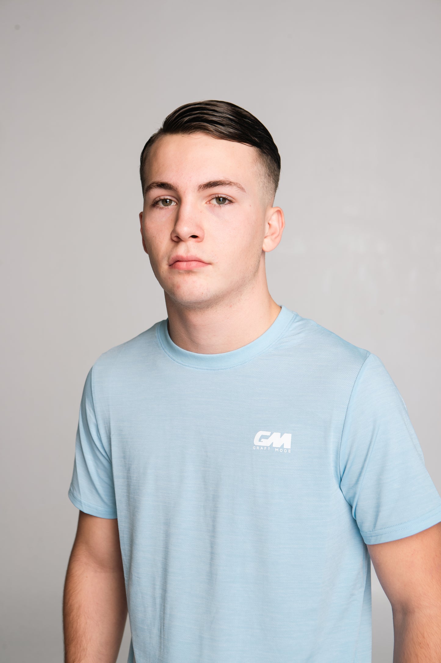 Graft Mode Game Playing T Shirt Baby Blue