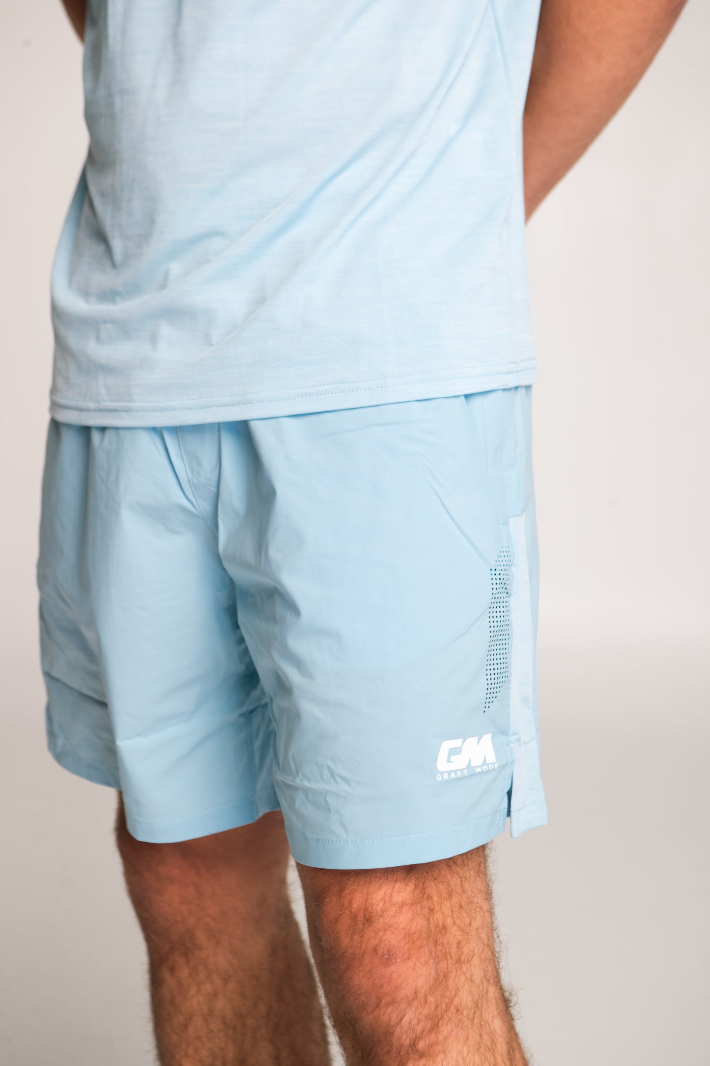 Graft Mode Game Playing Shorts Baby Blue