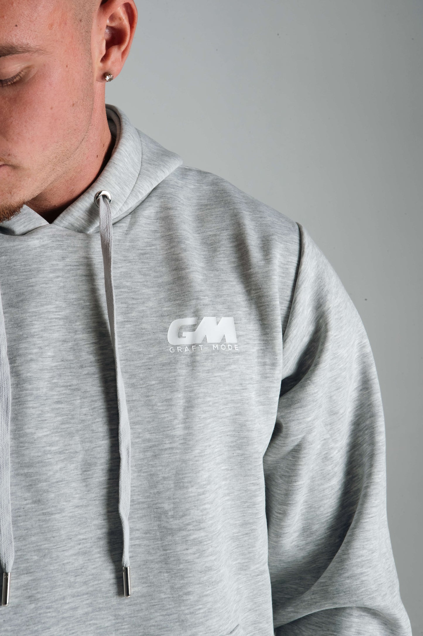 Graft Mode Grey Pull Over hoodie