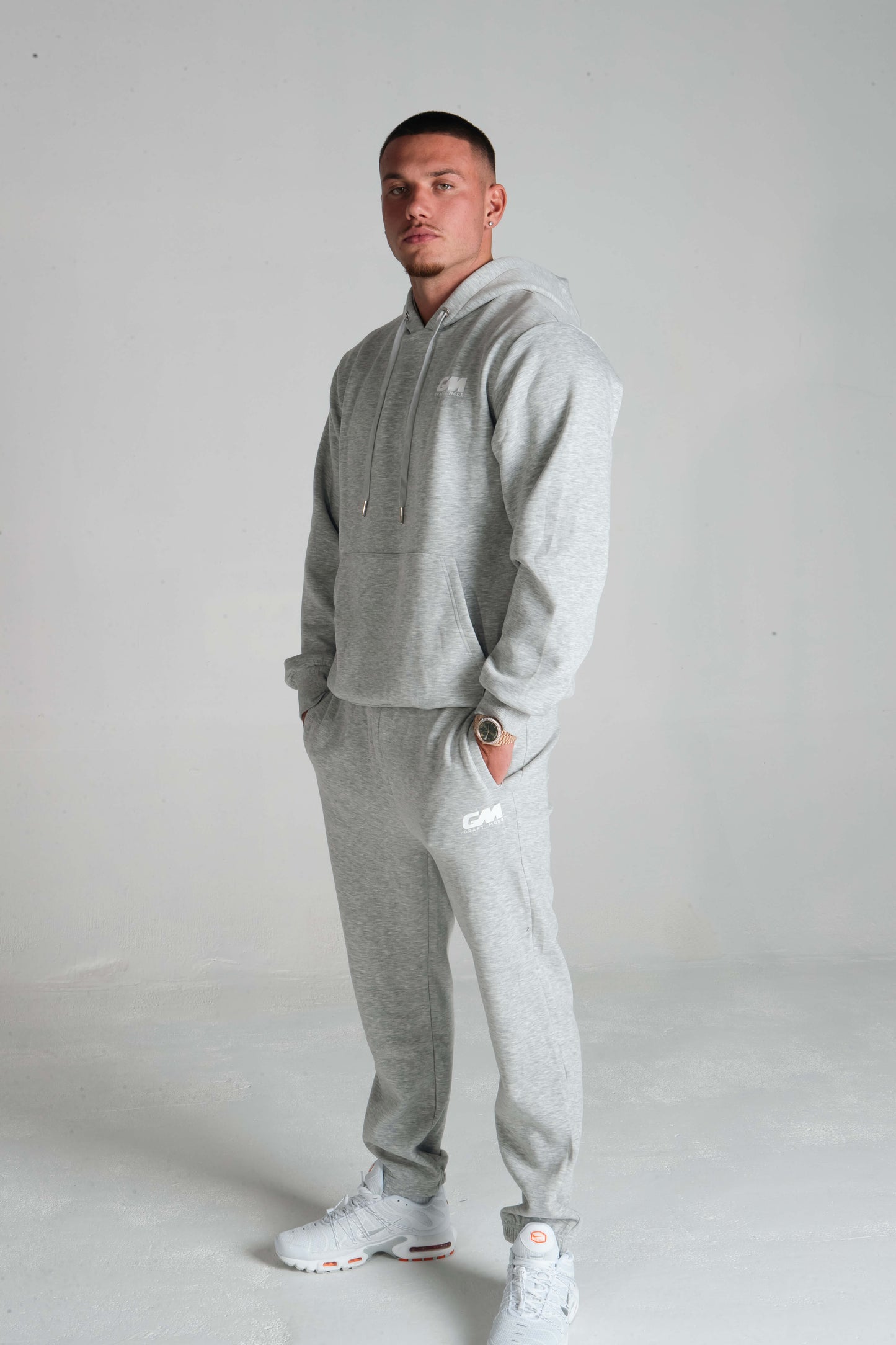 Graft Mode Grey Pull Over hoodie