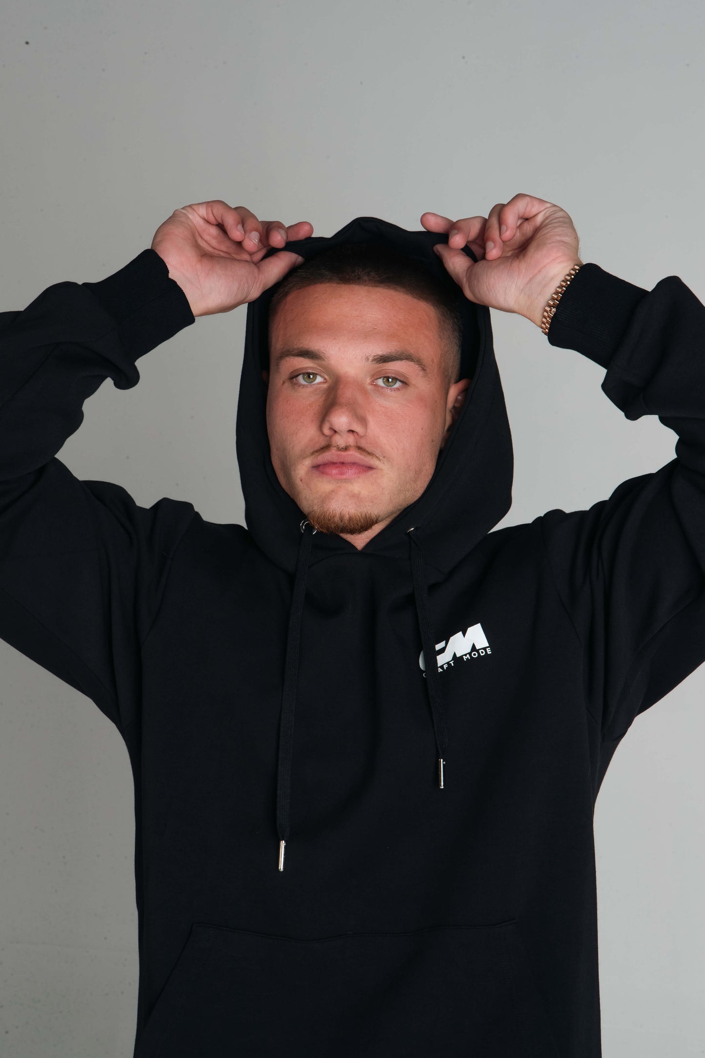 Graft Mode Black Pull over hoodie