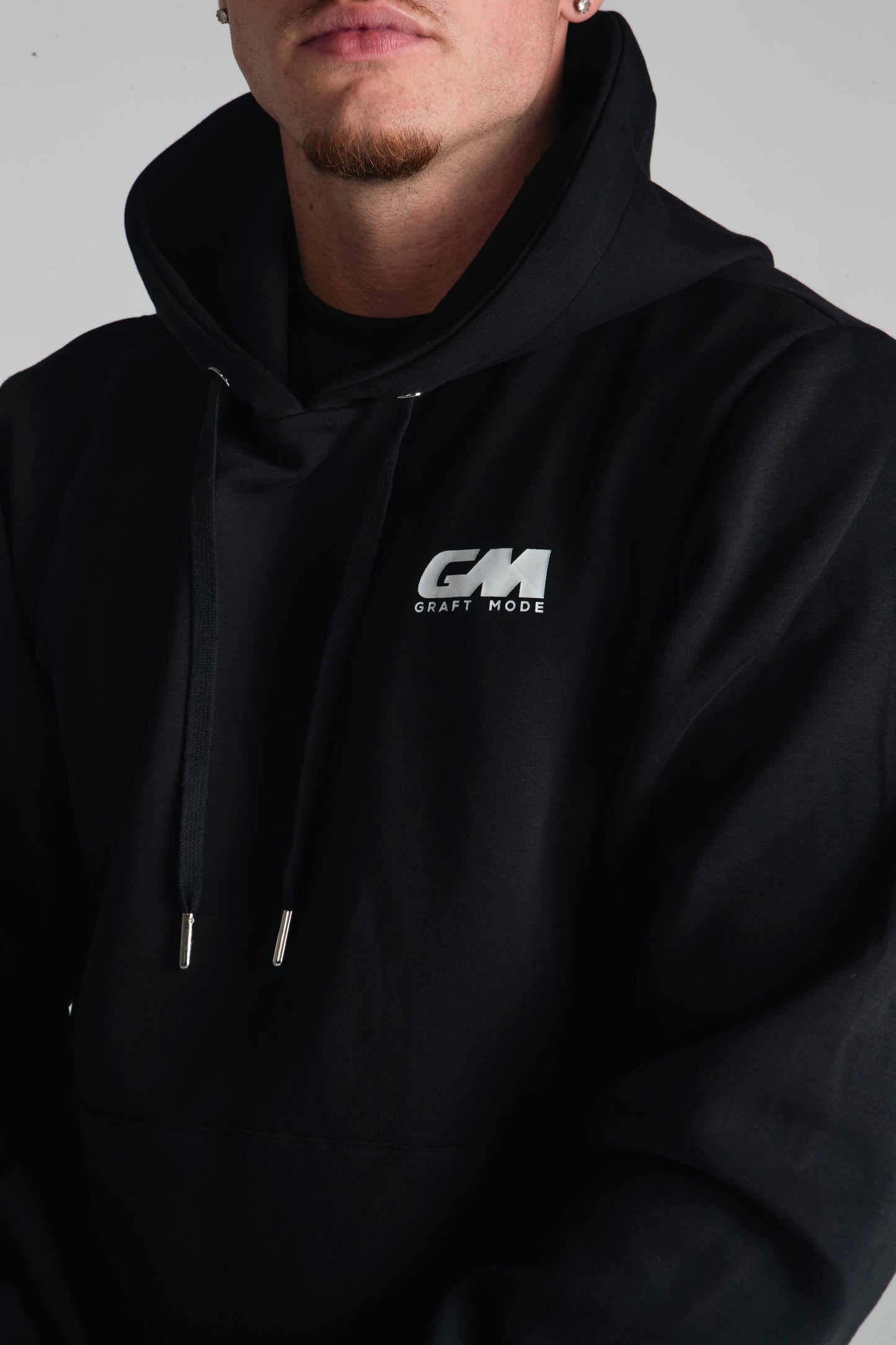 Graft Mode Black Pull over hoodie