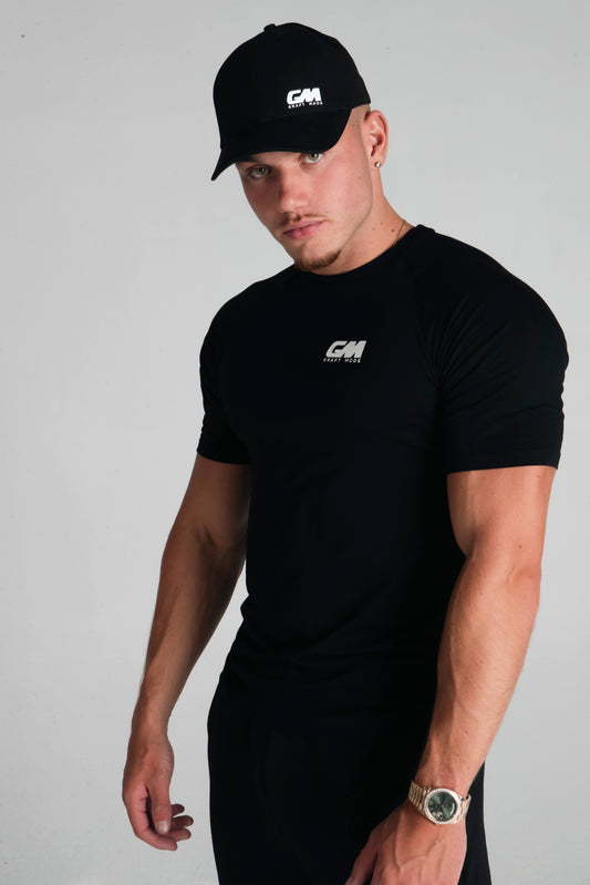 Graft Mode Black Fitted T shirt