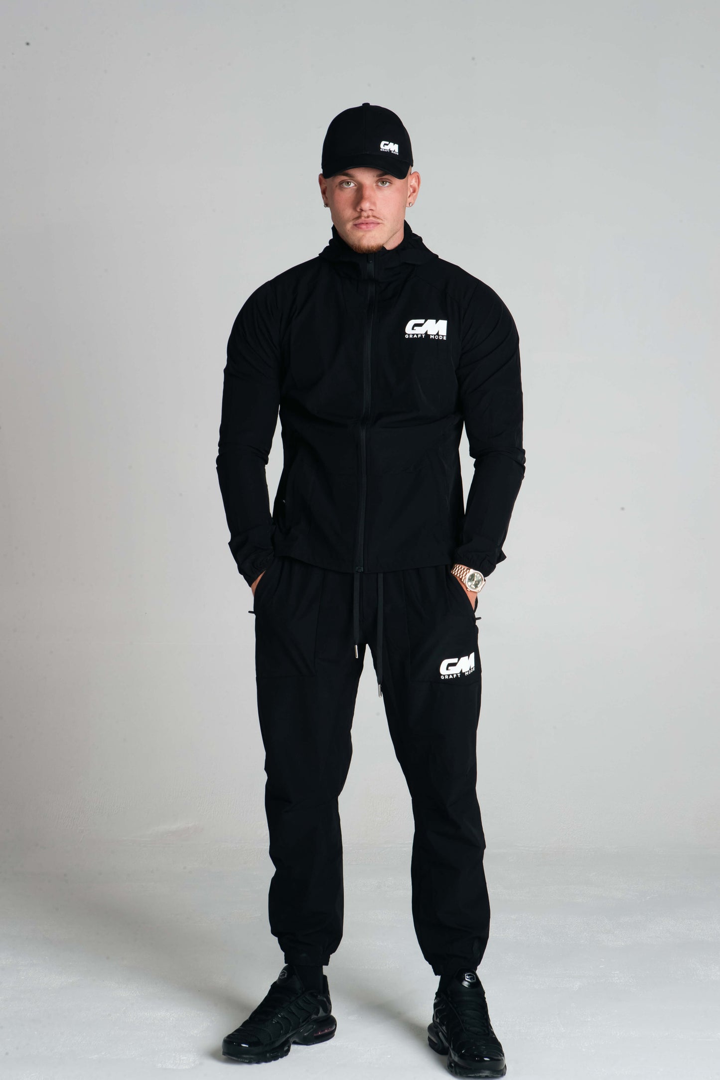 Graft Mode Tech Black tracksuit tops