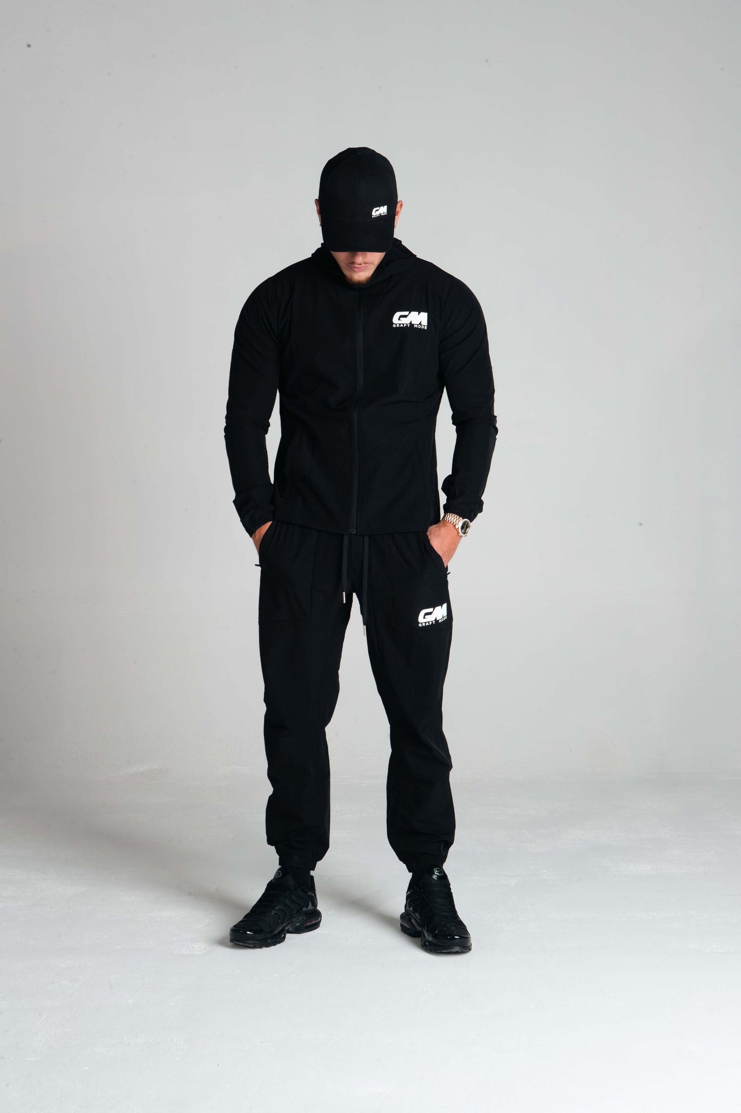 Graft Mode Tech Black tracksuit tops