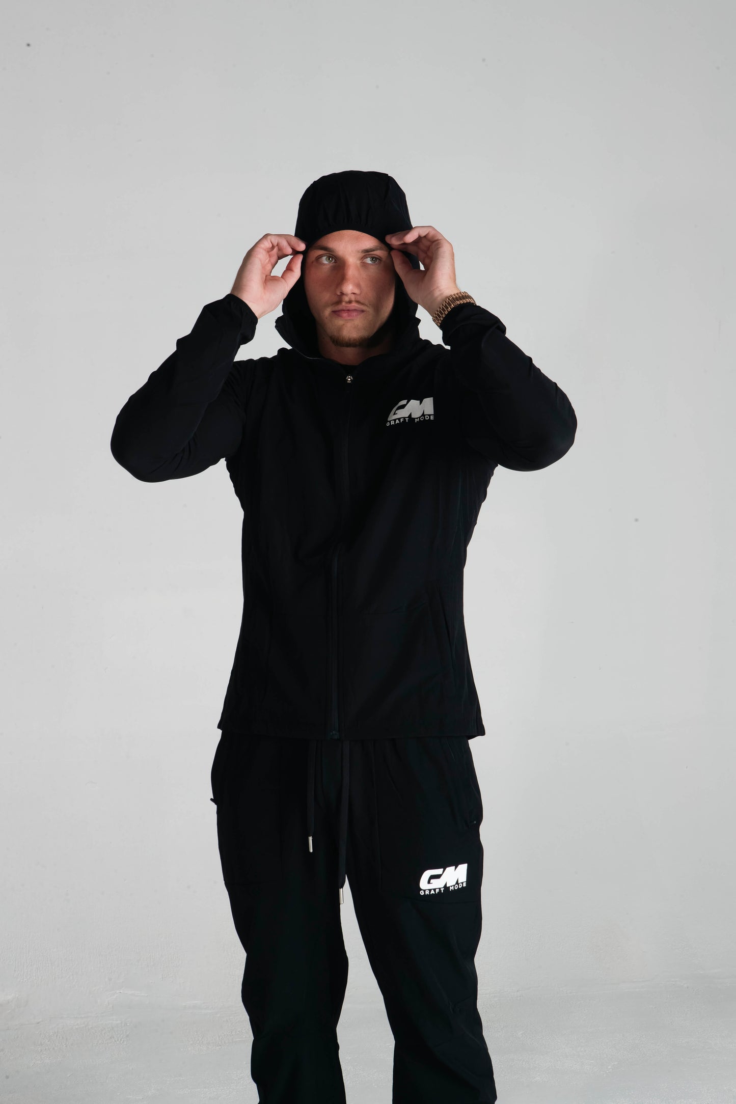 Graft Mode Tech Black tracksuit tops