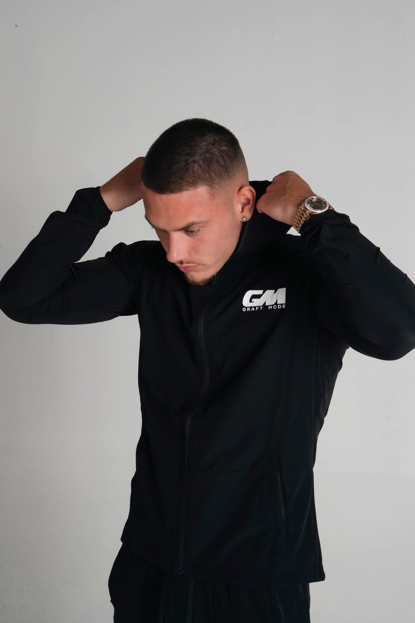 Graft Mode Tech Black tracksuit tops